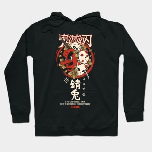 Japanese Oni Mask Hoodie